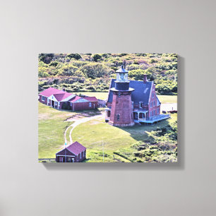 Lienzo Faro Sudeste, Isla de Bloques, tela envuelta
