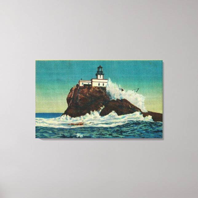 Lienzo Faro TillimookTillimook, OR (Anverso)