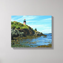 Lienzo Faro West Quoddy Head, Maine