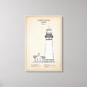 Lienzo Faro Yaquina Head - Oregón - SBD