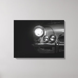 Lienzo faros de coche