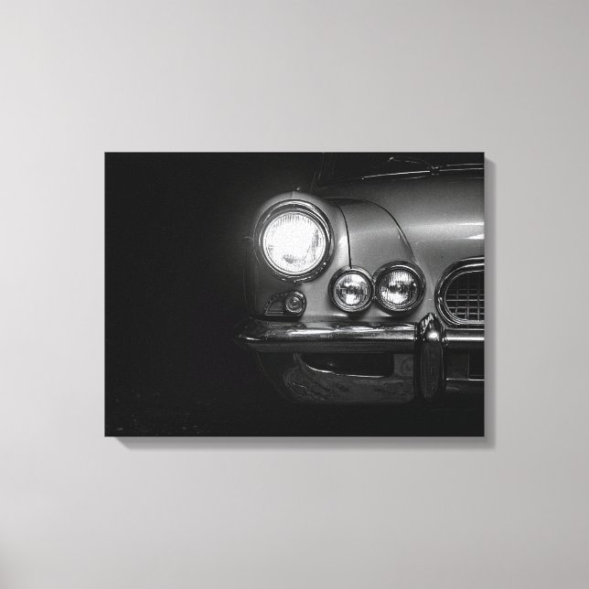 Lienzo faros de coche (Anverso)