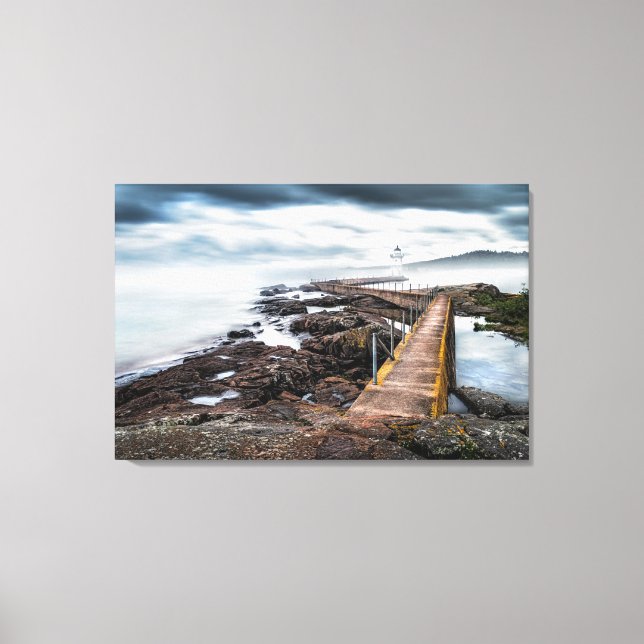 Lienzo Faros | Faro del Gran Marais Minnesota (Anverso)