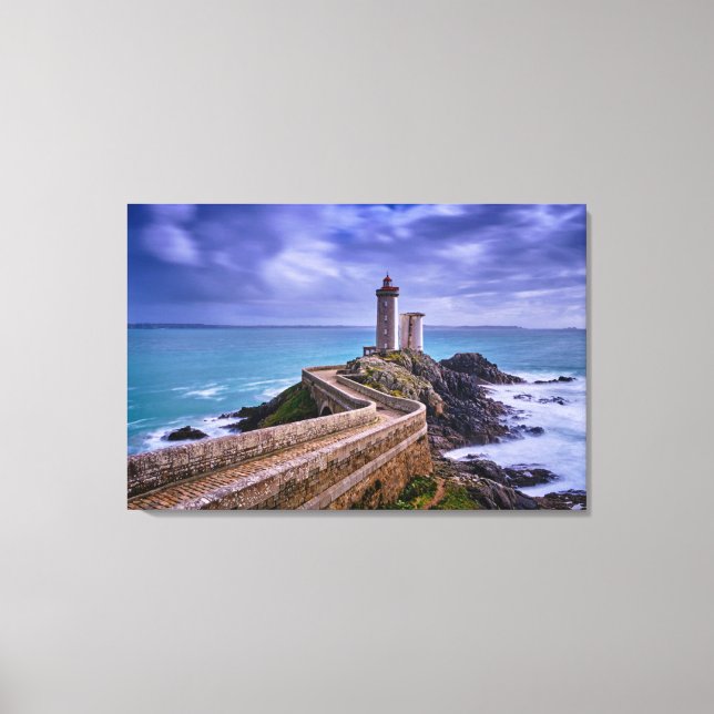 Lienzo Faros | Petit Minou Lighthouse Francia (Anverso)
