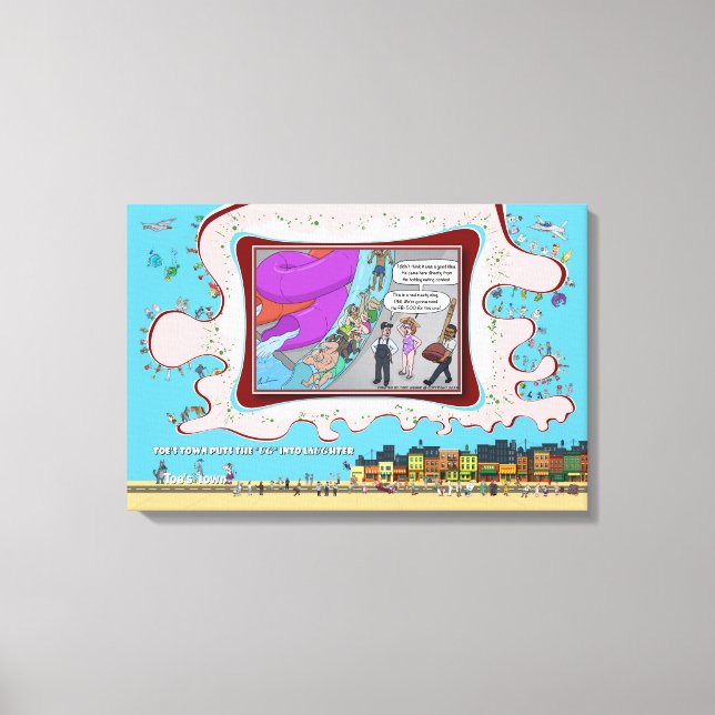 Lienzo FB-500 | Humor Visual Absurdo 24x16 (Anverso)