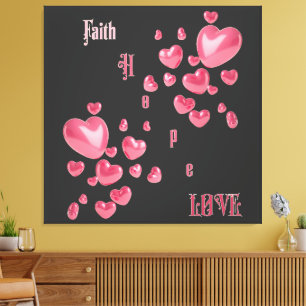 Lienzo "Fe, esperanza, amor"