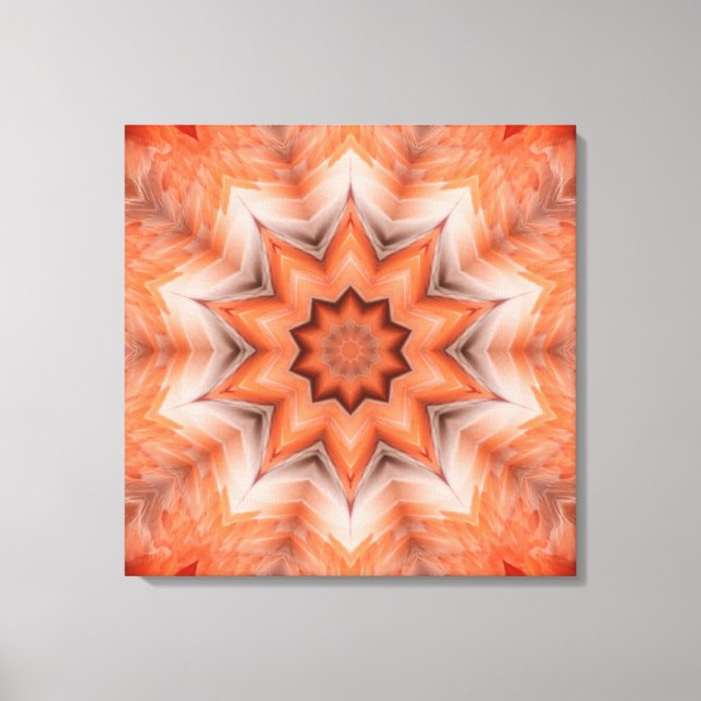 Lienzo Feathered Frenzy Wrapped Canvas (Anverso)