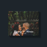 Lienzo Fecha de Boda o apellido de familia personalizado<br><div class="desc">Este diseño impreso Personalizado Familia Apellido o Boda de fecha Canvas Imprimir que se puede personalizar con el texto. Haga clic en el botón "Personalizar" y utilice nuestra herramienta de diseño para modificar esta plantilla. Visita la tienda de Diseño de Arte Gráfico para ver otros productos que coincidan con este...</div>