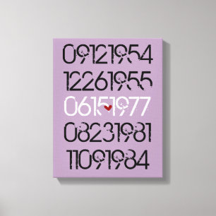 Lienzo Fechas especiales con problemas