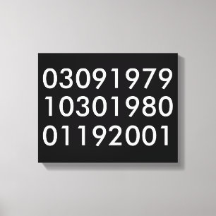 Lienzo Fechas especiales modernas