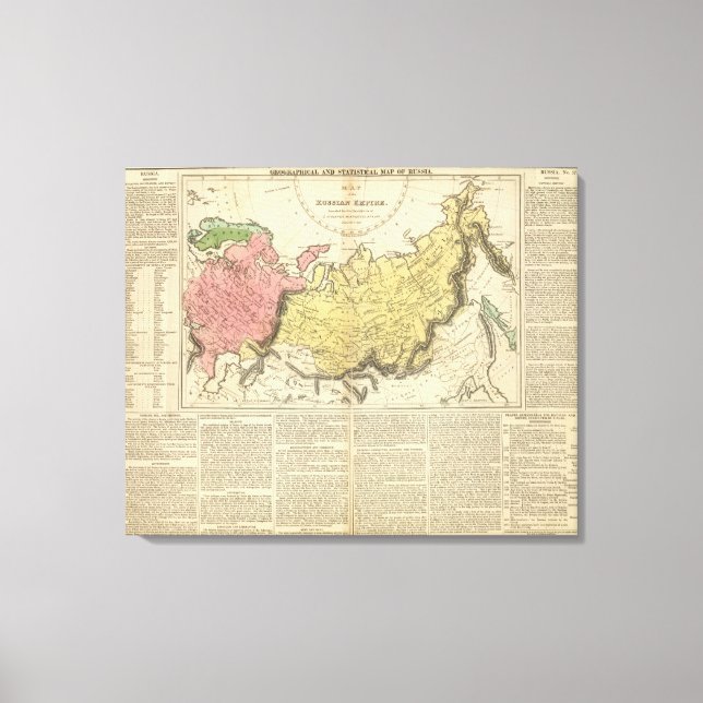 Lienzo Federación de Rusia (Anverso)