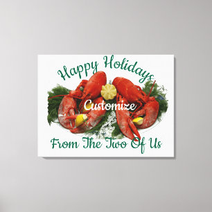 Lienzo Felices fiestas Lobster Dinner Thunder_Cove
