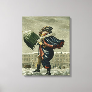 Lienzo Felices Navidad y una Feliz Año Nuevo en Londres,