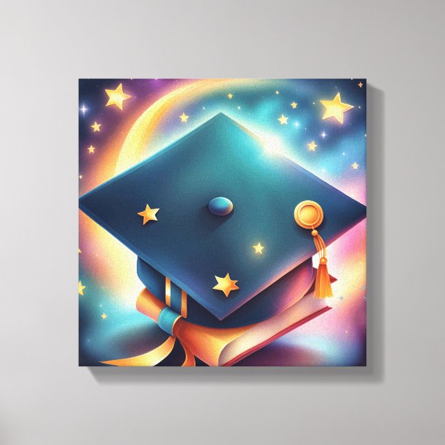 Lienzo Felicidades por tu bachillerato (Anverso)