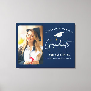 Lienzo Felicitaciones a nuestra 202x Marina de Posgrado