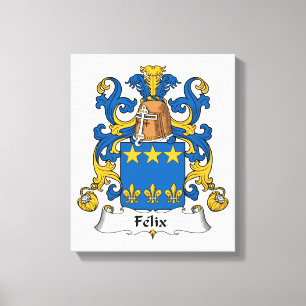 Lienzo Felix Family Crest