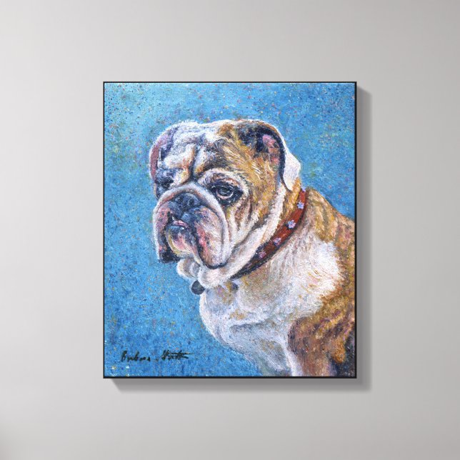 Lienzo "¿Feliz?" (Anverso)