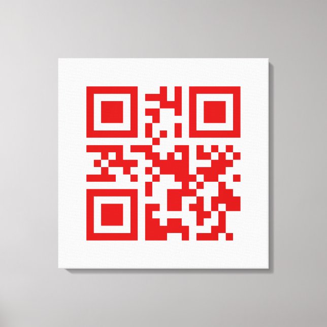 Lienzo ¡Feliz Año Nuevo! — Código QR (Anverso)