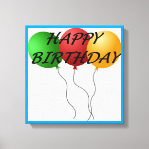 LIENZO "FELIZ CUMPLEAÑOS"