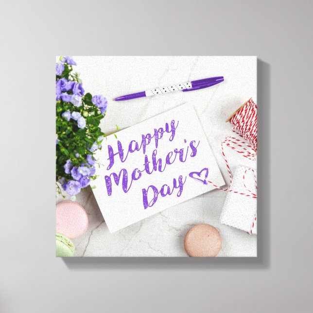 LIENZO FELIZ DÍA DE LA MADRE (Anverso)