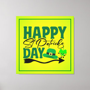 Lienzo Feliz Día de San Patricio
