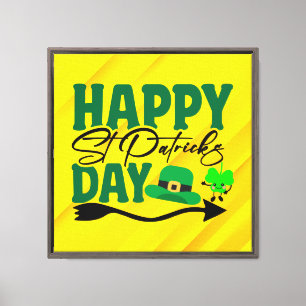 Lienzo Feliz día de San Patricio
