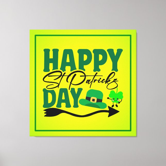 Lienzo Feliz Día de San Patricio-66592 (Anverso)