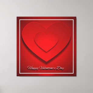 Lienzo ¡Feliz Día de San Valentín!