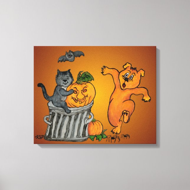 Lienzo ¡Feliz Halloween! 5 (Anverso)