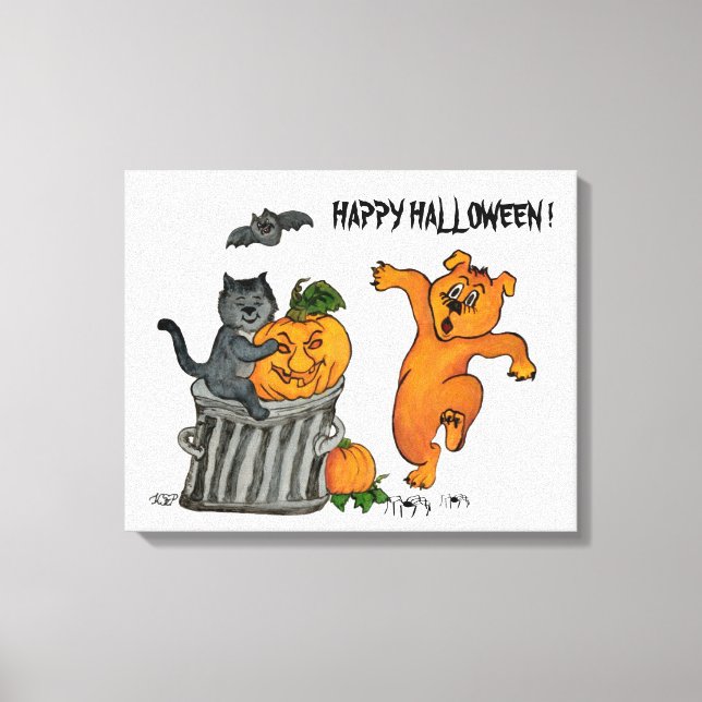 Lienzo ¡Feliz Halloween! 5 (Anverso)