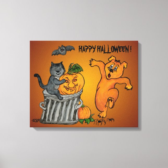 Lienzo ¡Feliz Halloween! 5 (Anverso)