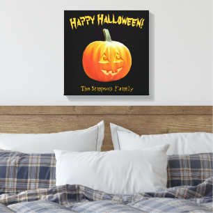 Lienzo Feliz Halloween Jack o Lantern Canvas