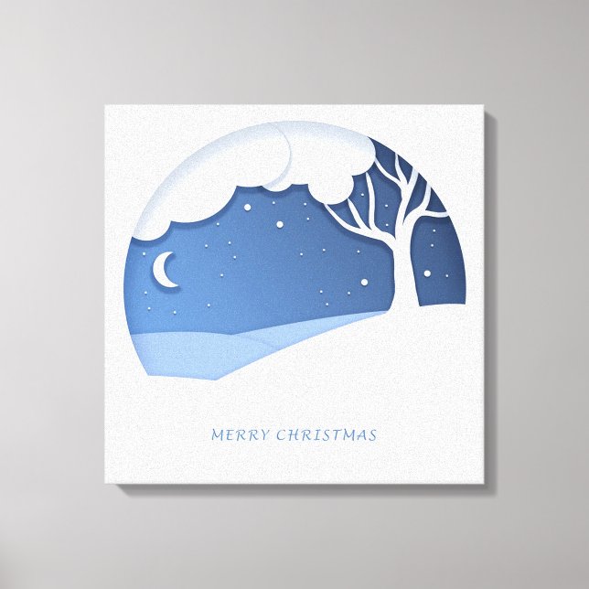 Lienzo Feliz Navidad (Anverso)