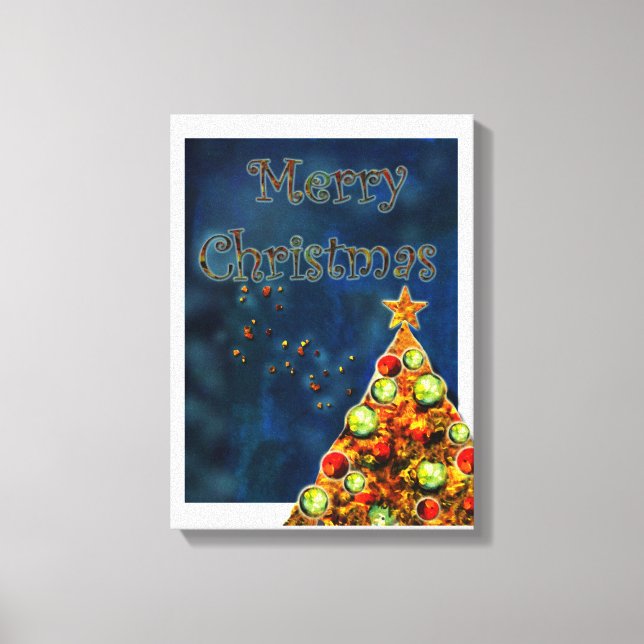 Lienzo Feliz Navidad (Anverso)