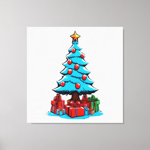 Lienzo Feliz Navidad 3D