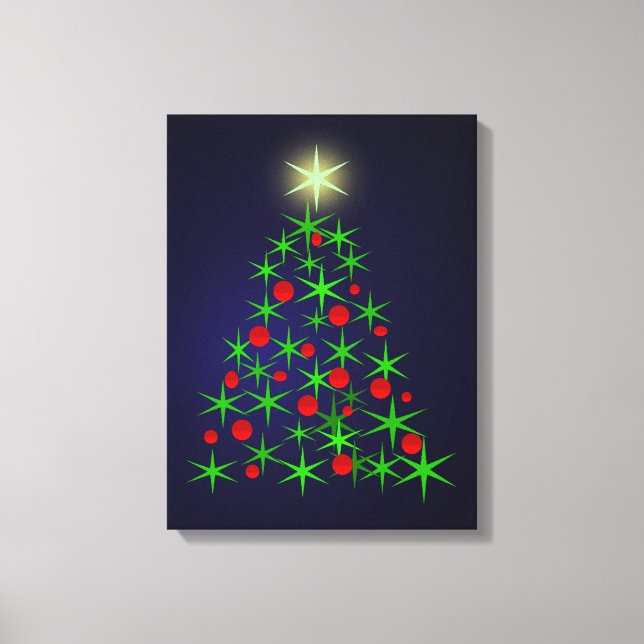 Lienzo Feliz Navidad y Felices Fiestas (Anverso)