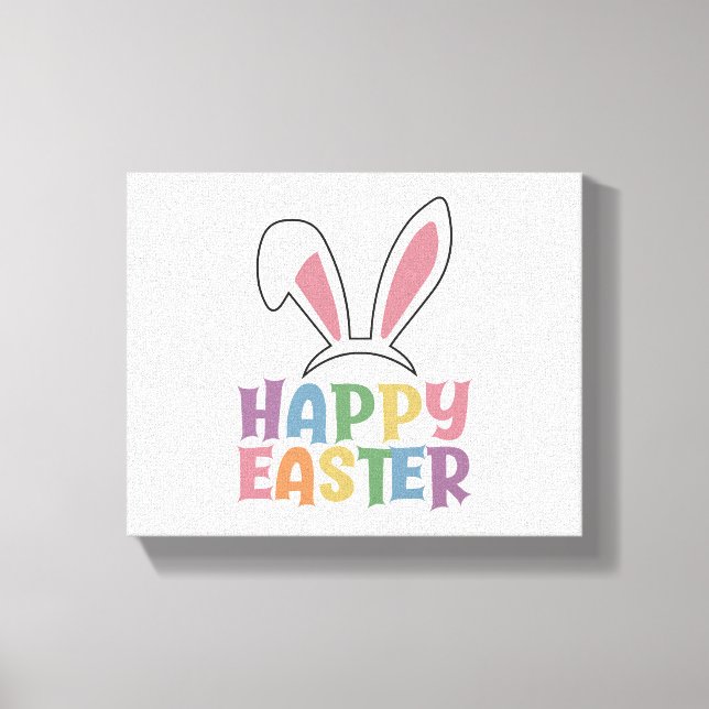 Lienzo Feliz Pascua (Anverso)