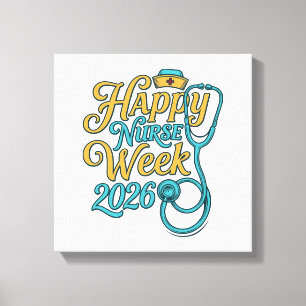 Lienzo Feliz Semana de las Enfermeras 2026 Diseño de Cami