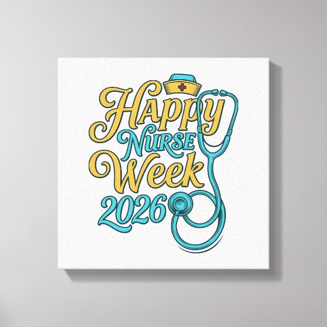 Lienzo Feliz Semana de las Enfermeras 2026 Diseño de Cami (Anverso)