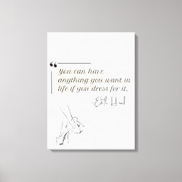 Lienzo Feminina Minimalista elegante y moderna