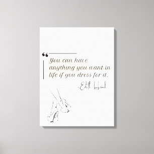 Lienzo Feminina Minimalista elegante y moderna