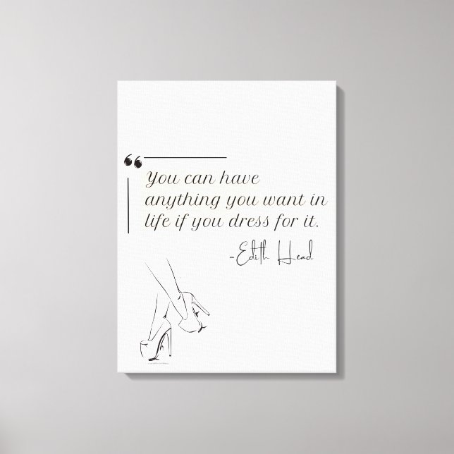 Lienzo Feminina Minimalista elegante y moderna (Anverso)