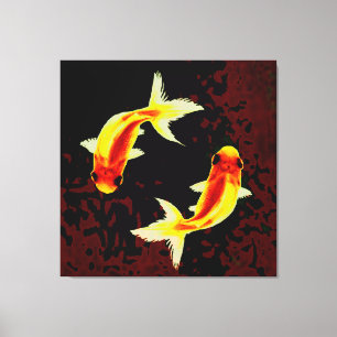 Lienzo Feng Shui Goldfishes