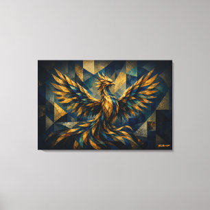 Lienzo Fénix Ascendente   Edición Limitada Renacimiento C