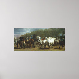 Lienzo "Feria del Caballo" por Rosa Bonheur