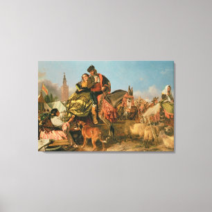 Lienzo Feria en Sevilla