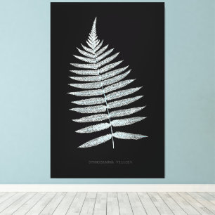 Lienzo Fern - Gymnogramma Villosa - Efecto de rayos X - 0