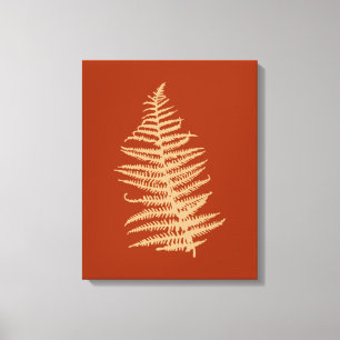 Lienzo Fern Leaves Fall Otoño