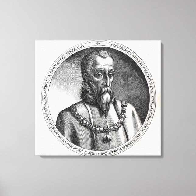Lienzo Fernando Álvarez de Toledo, tercer duque de Alba (Anverso)