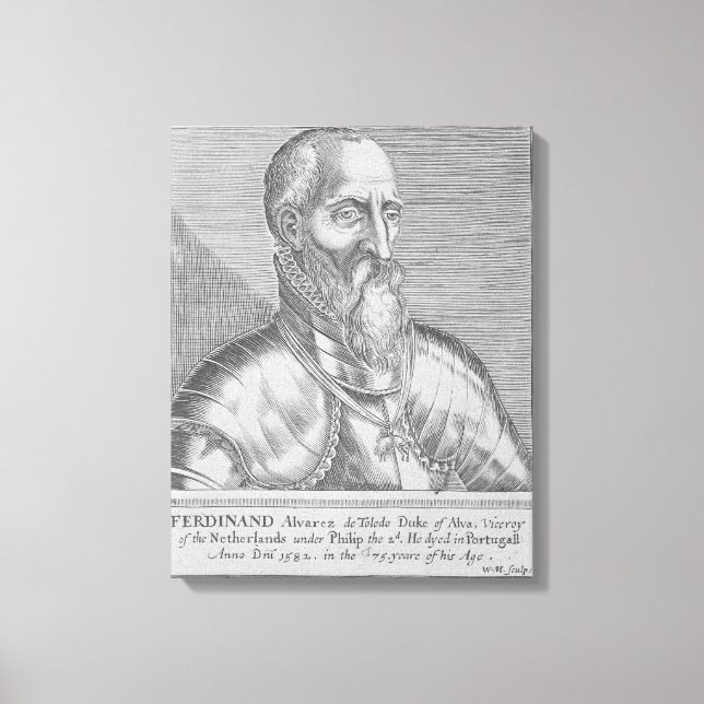 Lienzo Fernando Álvarez de Toledo, tercer duque de Alba 2 (Anverso)